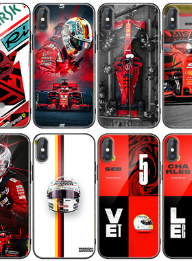 法拉利车队F1赛车手机保护壳适用苹果13 12pro 11 7/8plus xsmax小米11vivo x70 iqoo8华为p50 nova8 oppo re