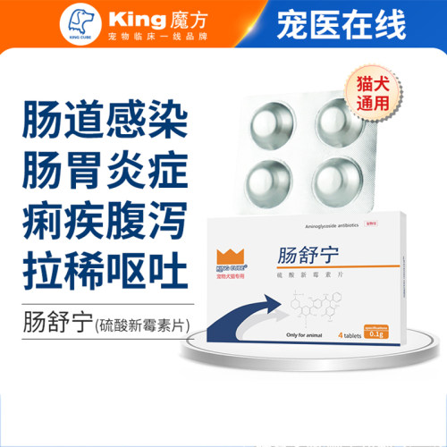 硫酸新霉素片腹泻拉稀肠胃守护