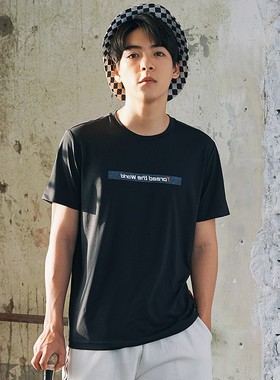 探路者T恤男女款 春夏户外速干透气印花短袖TAJH81737/82736