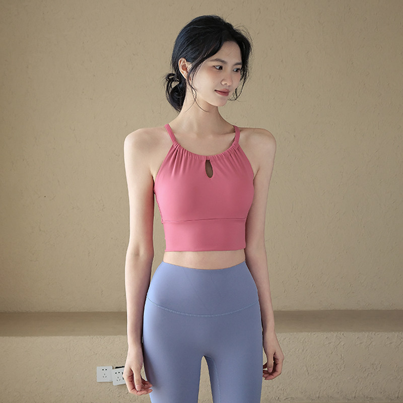 运动内衣女美背防震跑步瑜伽服背心性感气质普拉提训练健身文胸夏