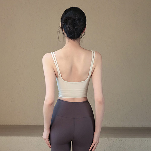 元气女孩防震U型美背瑜伽服背心