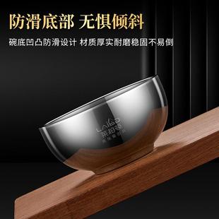 儿童成人双层隔热防烫防摔汤饭碗 级316L不锈钢碗家用2025新款