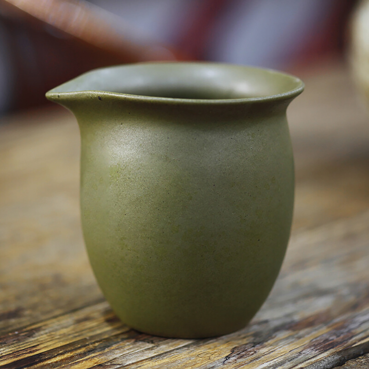 金镶玉宜兴紫砂绿泥公道杯分茶器茶海茶水匀杯功夫茶具家用大容量图片