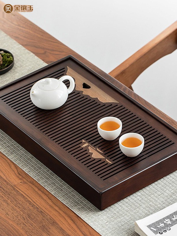 茶盘托盘小茶几家用2025新款现代简约竹排功夫茶具干茶海