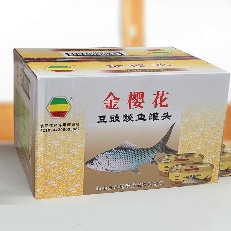 24罐豆豉鲮鱼罐头方便海鲜即食