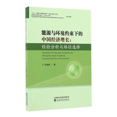 全新正版 能源与环境约束下的中国经济增长：经验分析与路径选择牛晓耕经济科学出版社能源经济经济发展研究中国现货