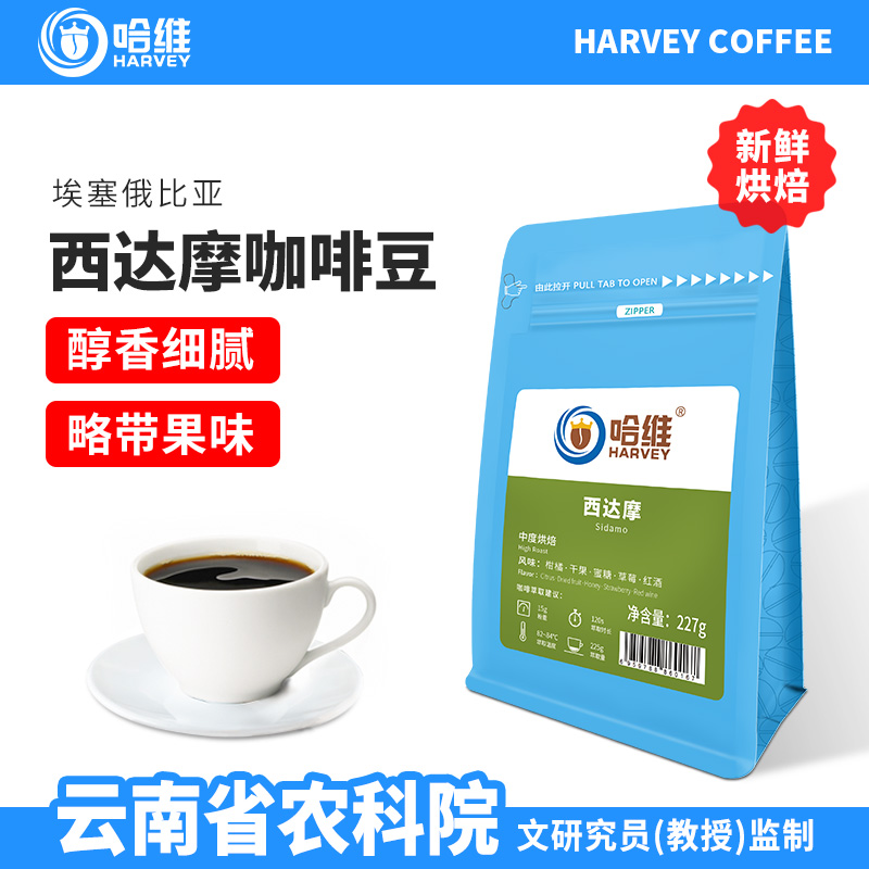 埃塞俄比亚西达摩咖啡豆新鲜烘焙