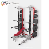 悍马HDElite前开放式 多功能训练架HammerStrength力健深蹲卧推架