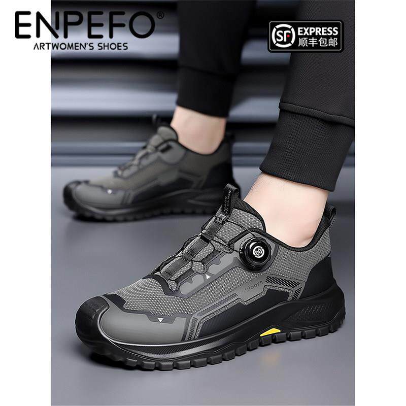 ENPEFO法式】男鞋2026年新款夏季透气网面舒适软底运动休闲鞋