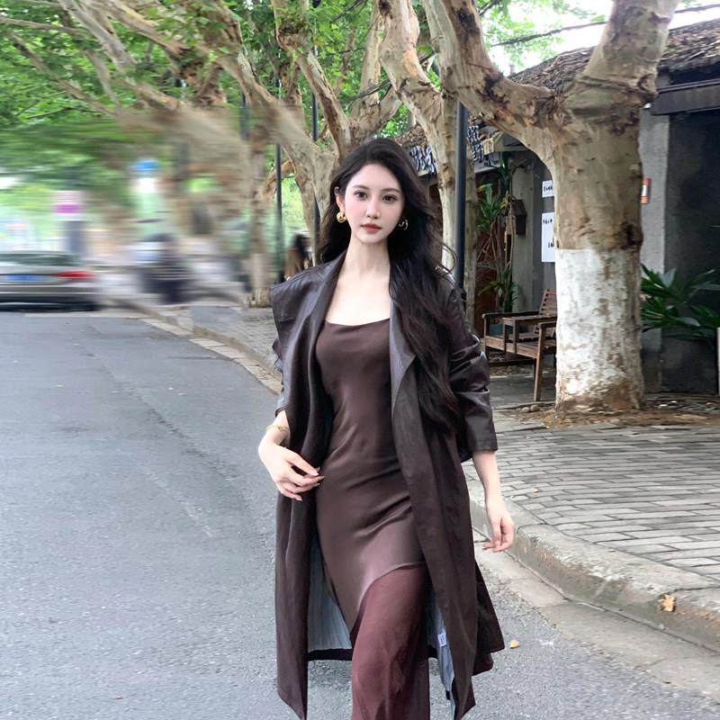 【泠杉】今年流行打底吊带连衣裙女2025秋季气质中长款内搭长裙子,女装/女士精品,连衣裙,淘宝优惠券,粉丝福利购,淘宝优惠卷