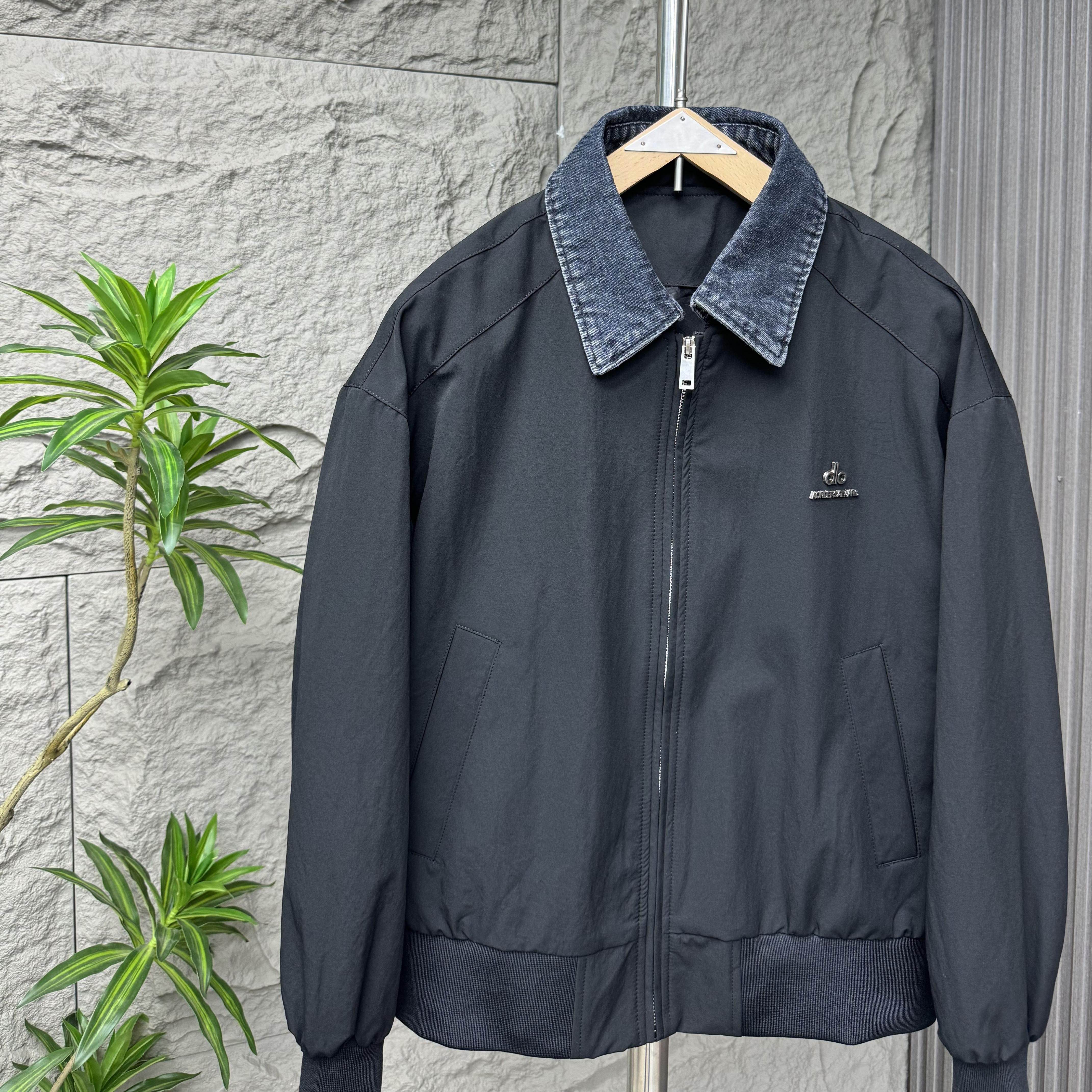 BellerLee美式复古潮牌夹克宽松高级感工装男士翻领外套秋季外套