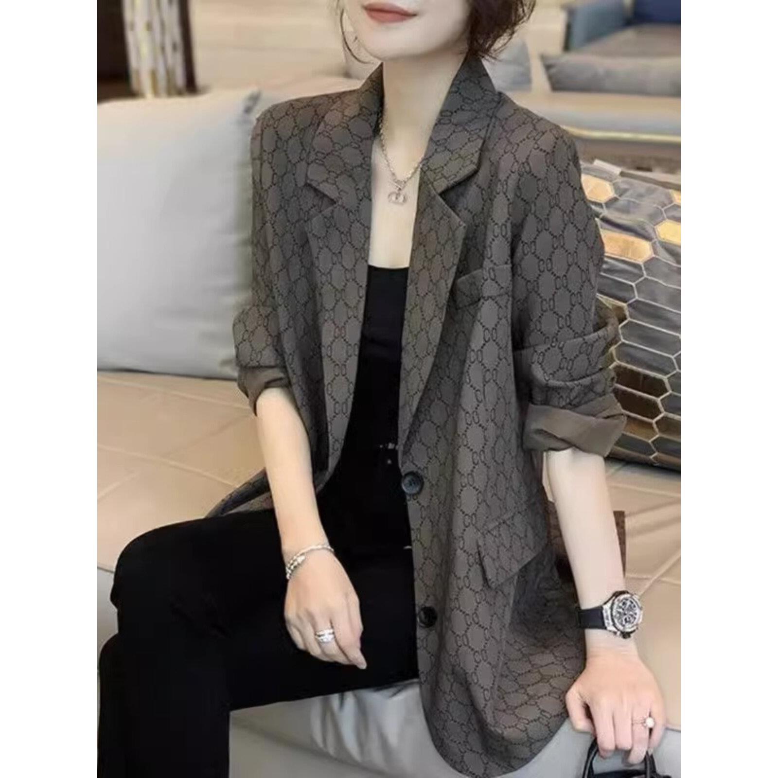 SPYB高级感复古英伦风西装外套女2026年春秋新款气质时尚西服上衣