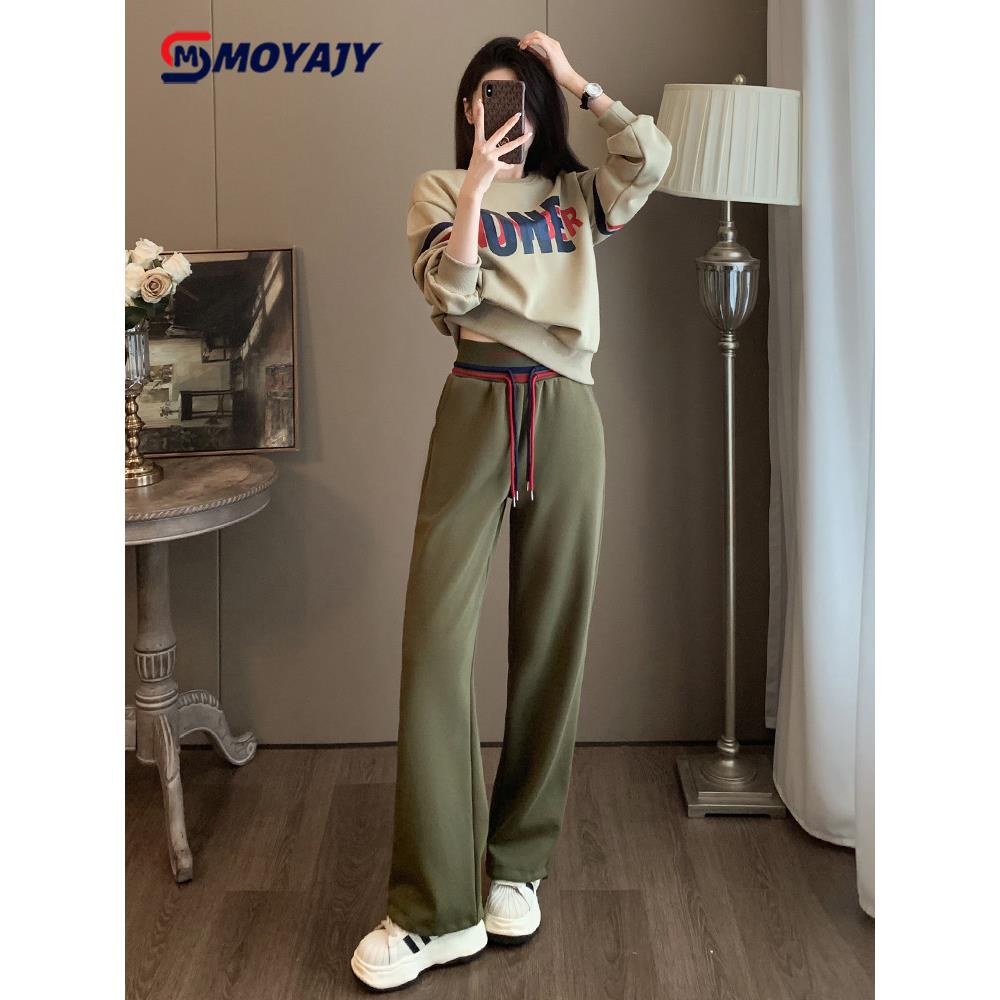 MOYAJY品牌减龄穿搭时尚宽松休闲运动套装女卫衣显瘦春秋两件套