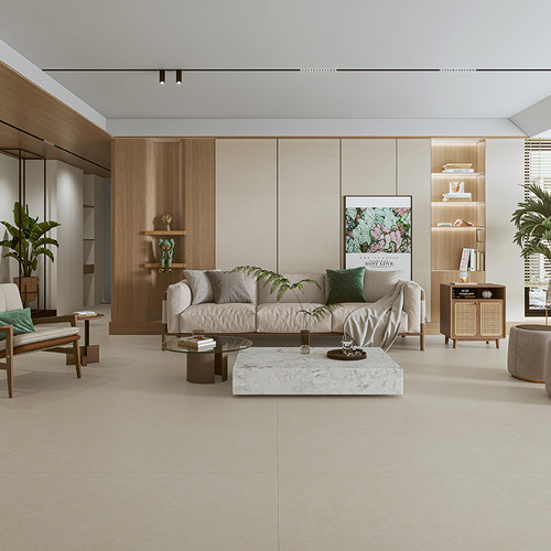 宏宇陶瓷 客厅地砖 柔光砖 奶油风HJ157004迈凯伦