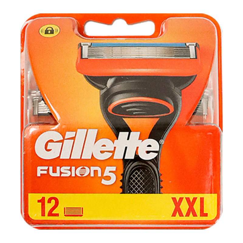 吉列锋隐12刀头五层刀片刀头刮胡刀手动剃须刀锋速5刀头
