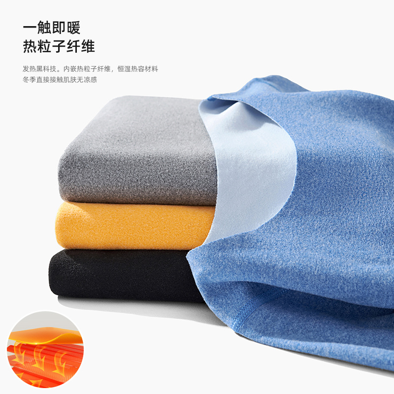 2025新款童装秋冬德绒发热儿童睡衣保暖内衣套装男童女童保暖衣