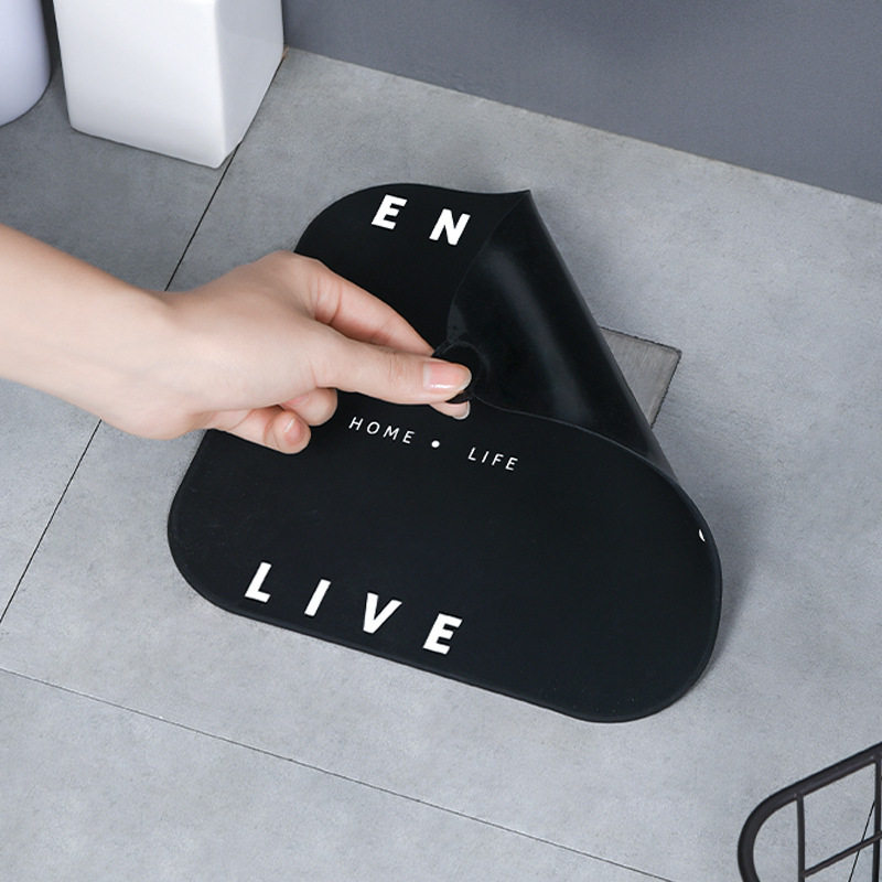卫生间防堵塞大号硅胶地漏盖浴室防毛发防虫地漏垫下水道防臭垫子