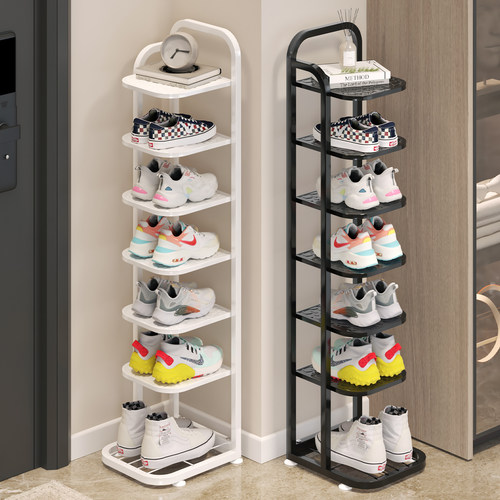 鞋架小窄门口家用多层铁艺简易