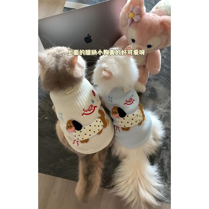猫咪狗狗衣服夏季薄款可