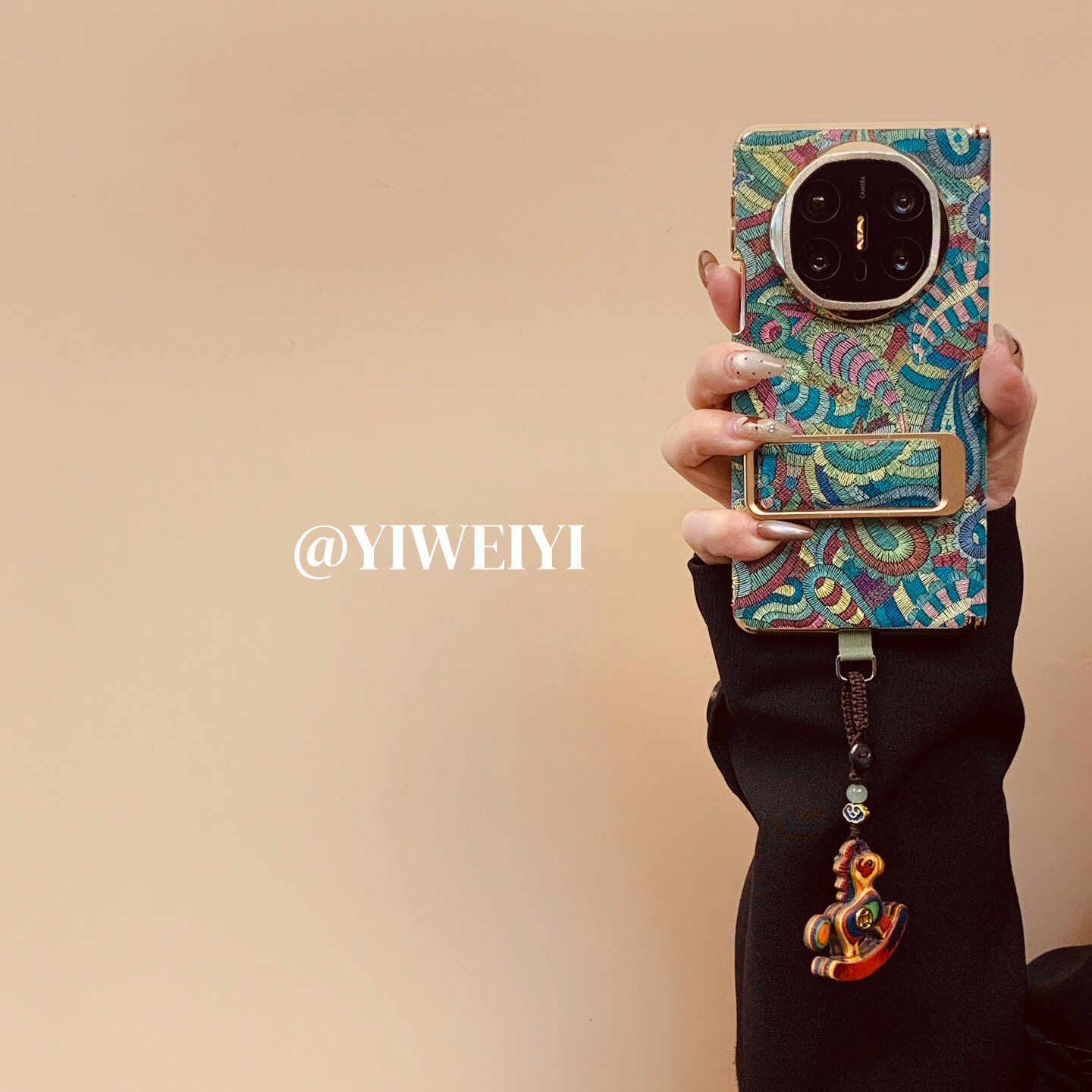 依维意 适用于华为matex7手机壳matex5典藏版双中轴腰果