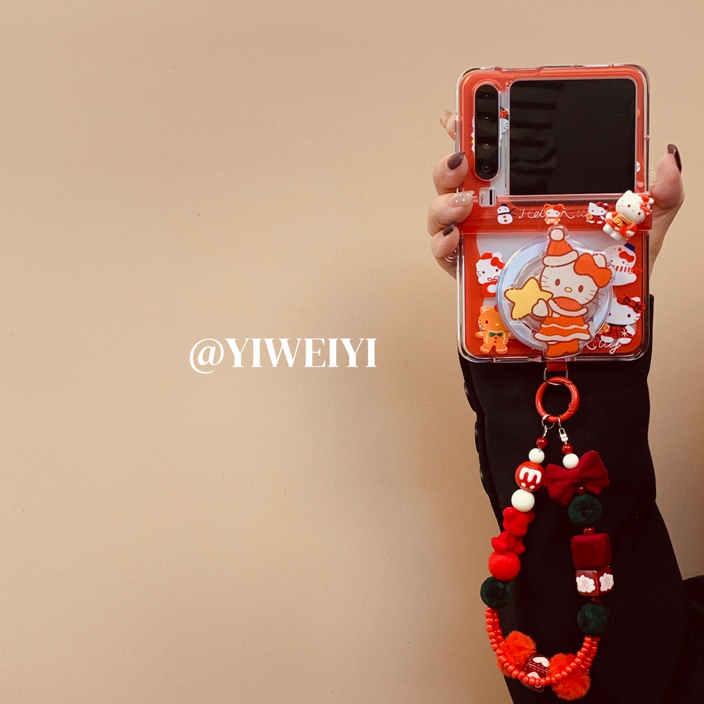 适用于华为手机壳折叠屏手提防摔