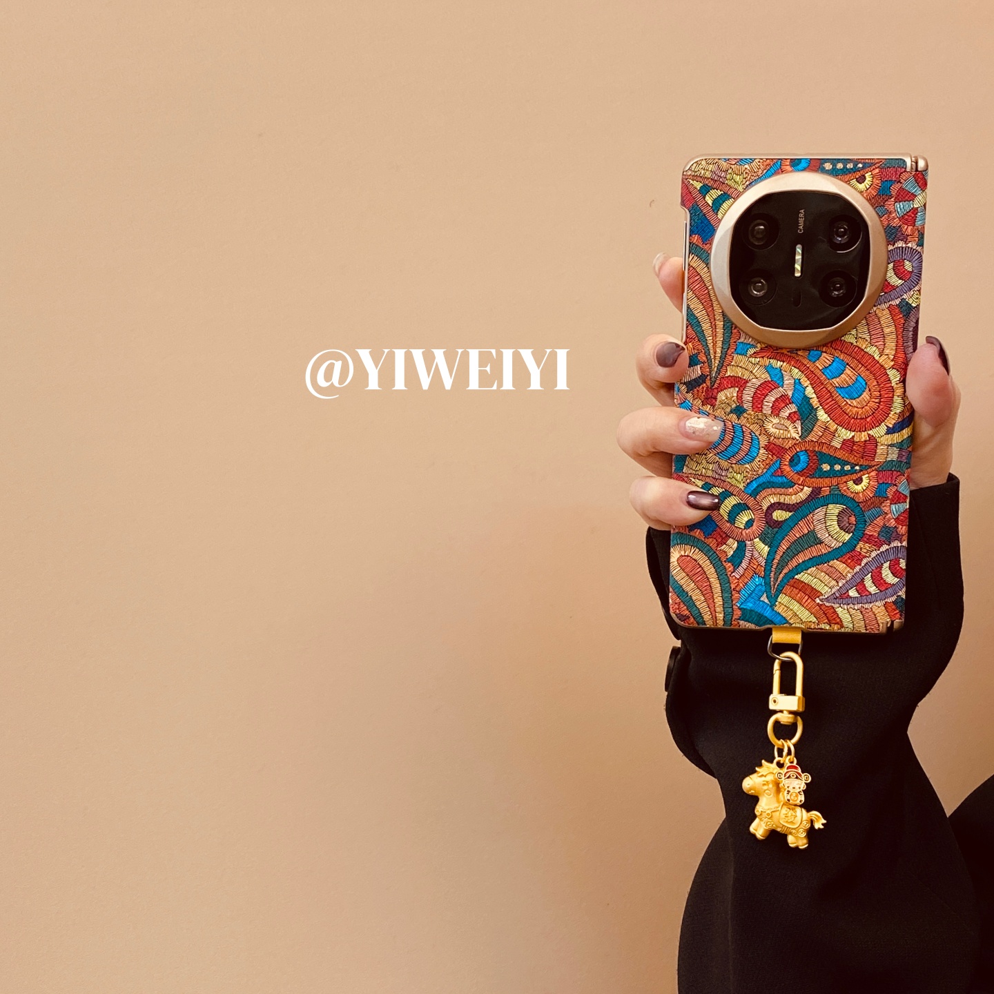 适用于华为手机壳折叠屏创意挂件