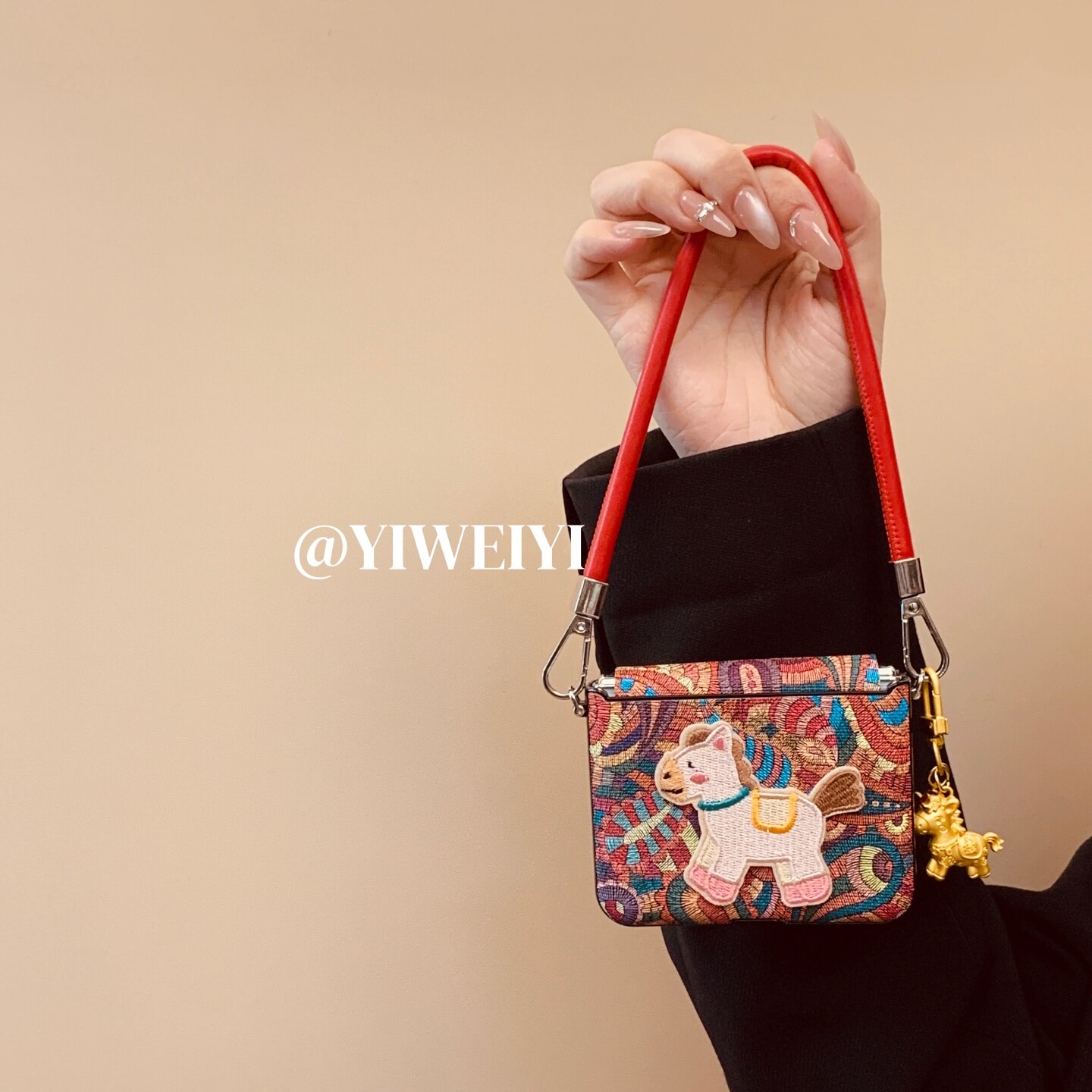 依维意 适用于华为purax手机壳pocket2彩色腰果花折叠屏