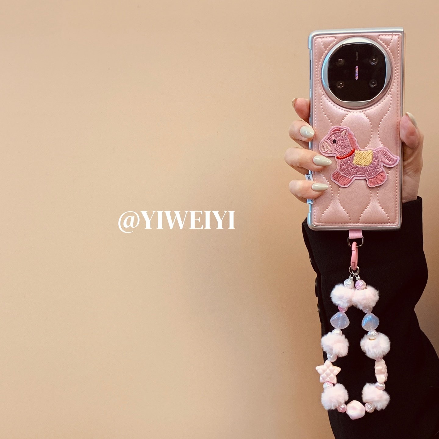 依维意 适用于华为matex7手机壳matex3典藏版可爱刺绣小马折叠屏matex5典藏版粉色羽绒服matex6贝壳毛绒手链,3C数码配件,手机保护套/壳,淘宝优惠券,粉丝福利购,淘宝优惠卷