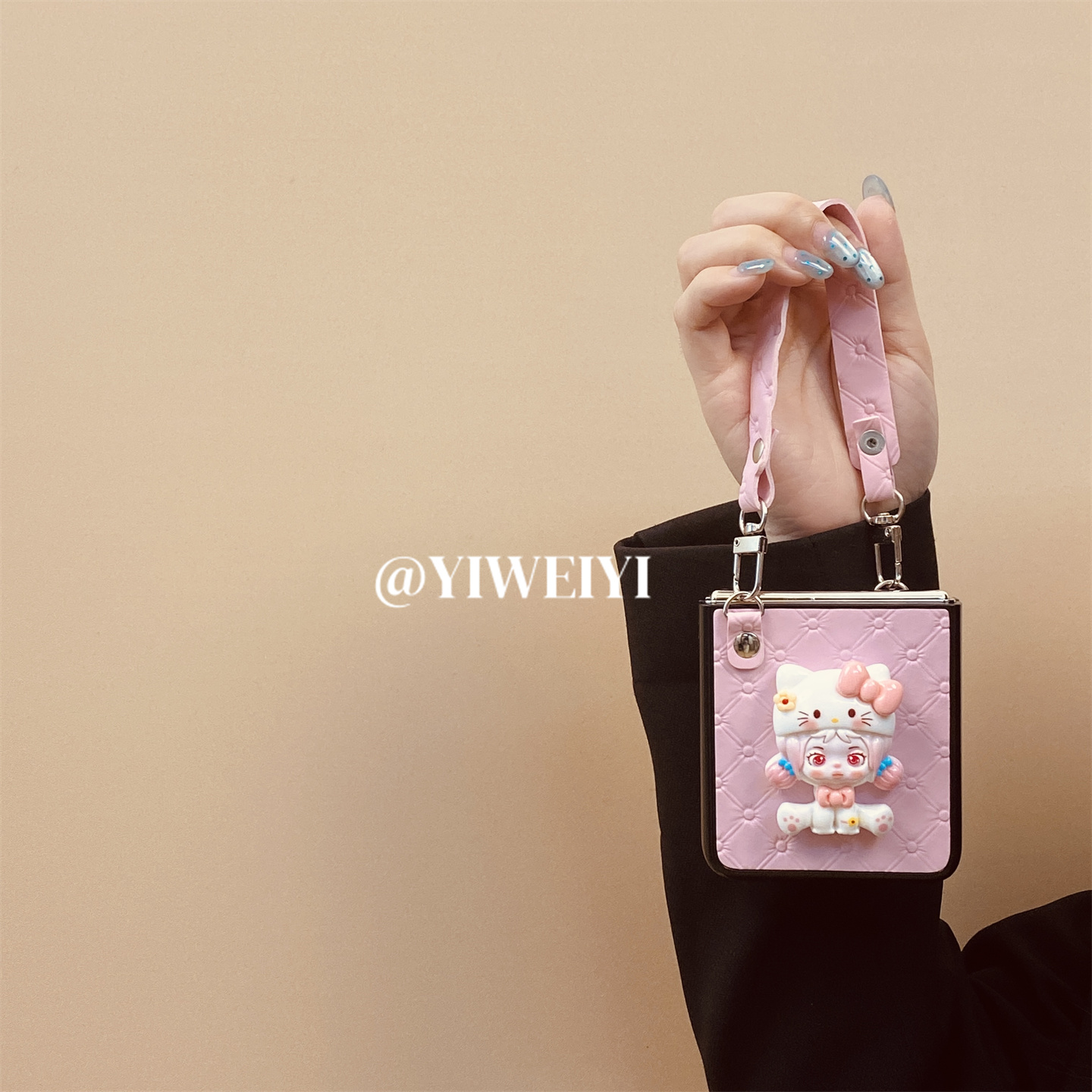 适用于华为折叠kitty女孩手机壳