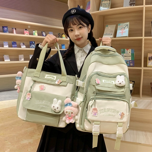 Ранец, милая сумка через плечо, рюкзак, для средней школы
