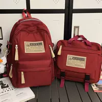 Красный большой рюкзак, подвеска