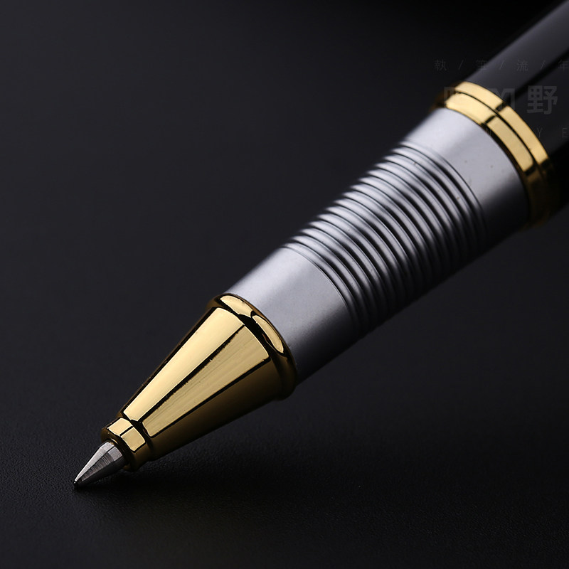 영웅 1503 서명 펜 금속 볼펜 젤 펜 검정 물 펜 비즈니스 도매 남자 사무실 고급 기업 선물 레터링 펜 DIY 맞춤 로고 무료 레터링