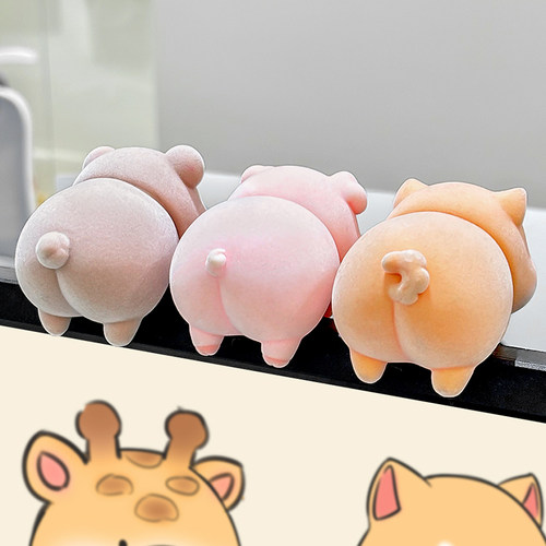 宝贝故事植绒趴趴桌面摆件