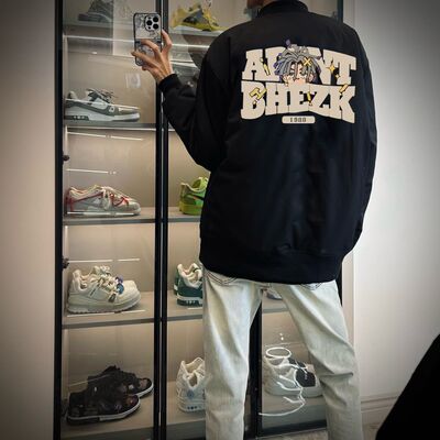 EXLUX美式印花字母棒球服男网红百搭潮流休闲夏季薄款外套上衣