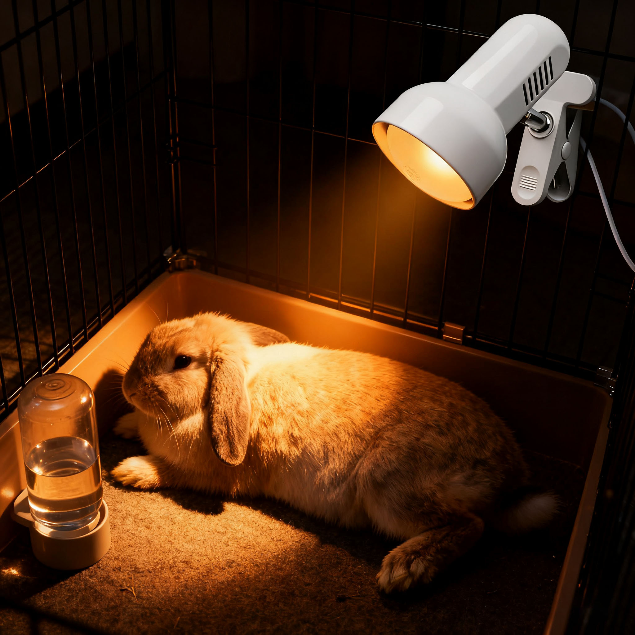 兔子专用取暖灯恒温宠物保温灯兔笼加热灯迷你鹦鹉奶猫金丝熊仓鼠