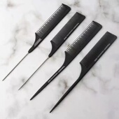 防静电梳子美发理发店专业剪发盘发细齿尖尾梳头梳化妆师专用密挑