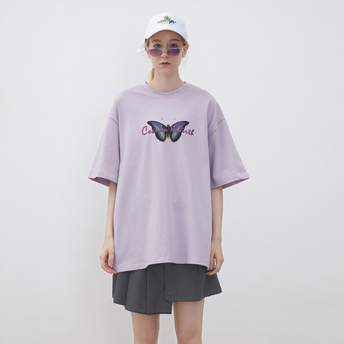 nnova20ss国潮时尚t恤纯棉短袖女