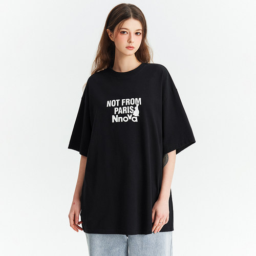 NNOVA兔子字母短袖短袖