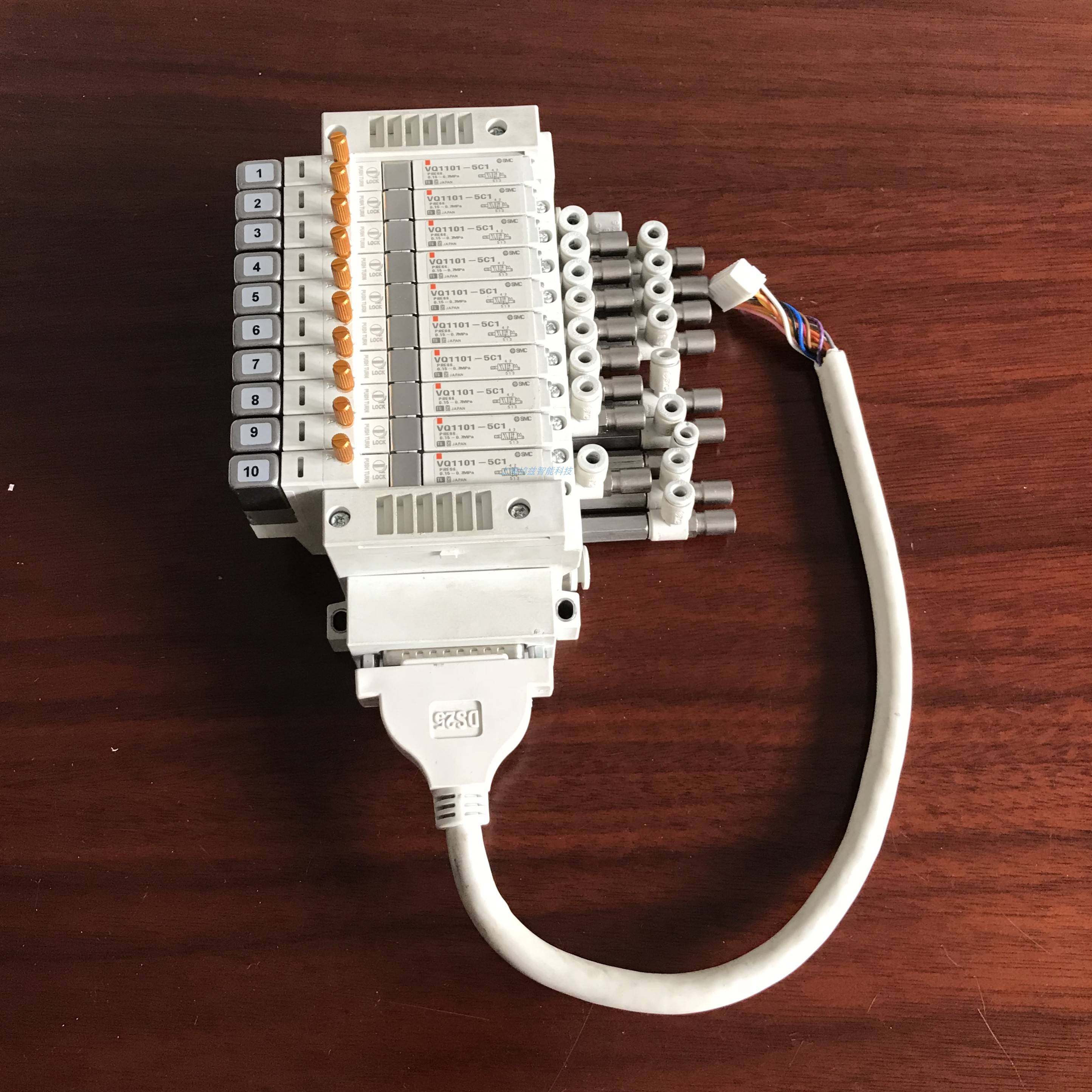 smc阀岛电磁阀 vv5q11-10-dnt1187 原装95新