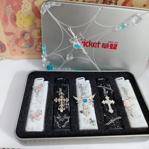 草蜢正品cricket打火机高颜值成品男女生情侣闺蜜朋友礼物ins耐用