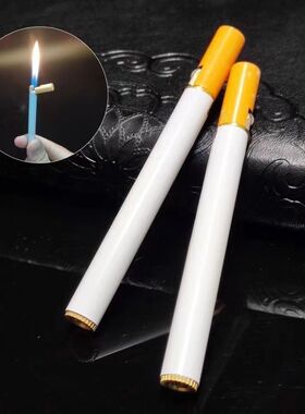 网红同款迷你砂轮打火机充气创意个性金属小巧超细点烟器送男友潮