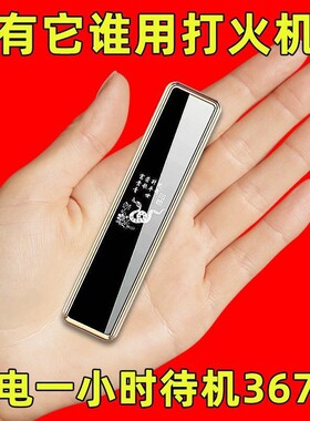 十二生肖精致网红爆款迷你防风便捷永久充电电动打火机送男友礼物