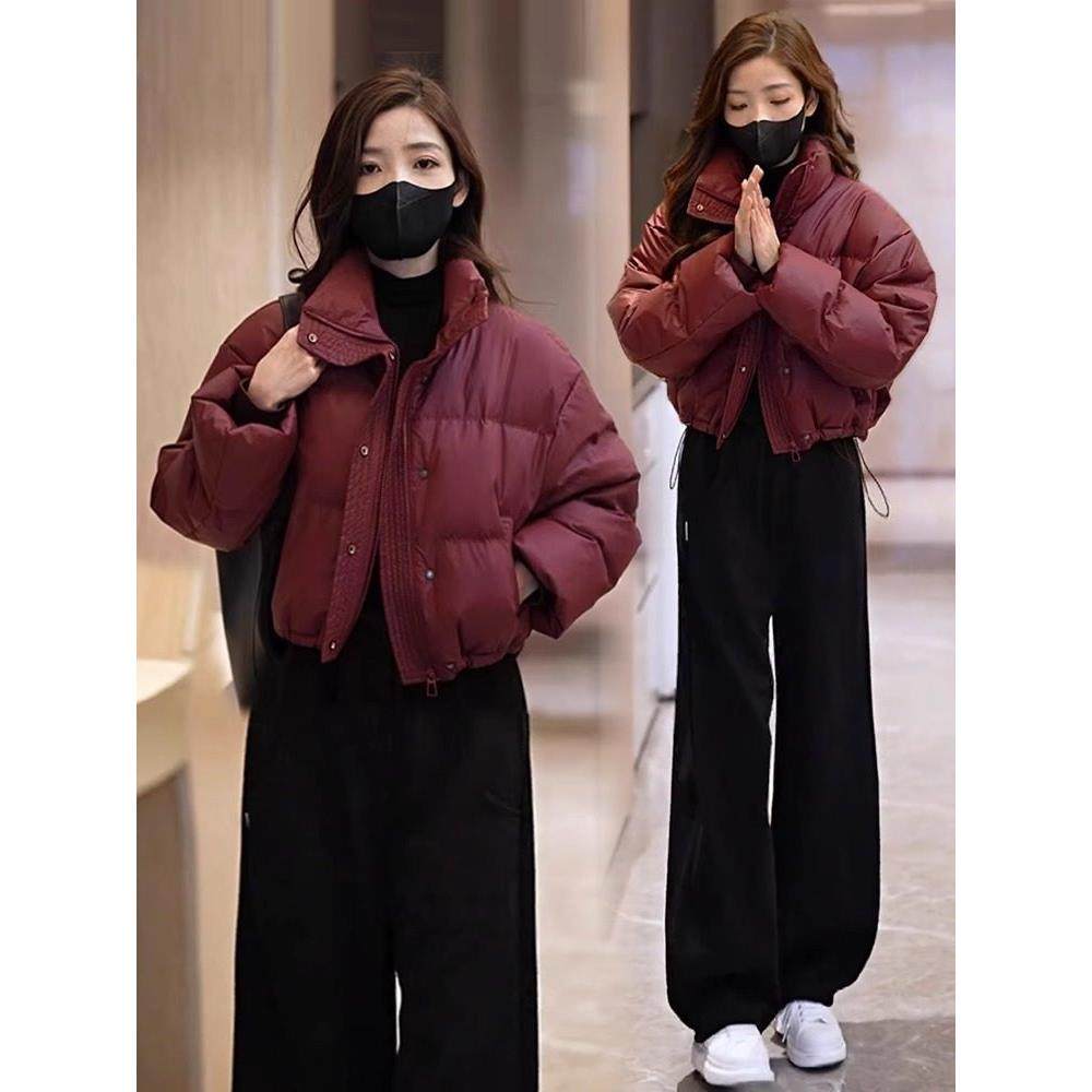 香港代购时尚短款羽绒服女冬季新款休闲宽松面包服保暖白鸭绒外套,女装/女士精品,羽绒服,淘宝优惠券,粉丝福利购,淘宝优惠卷