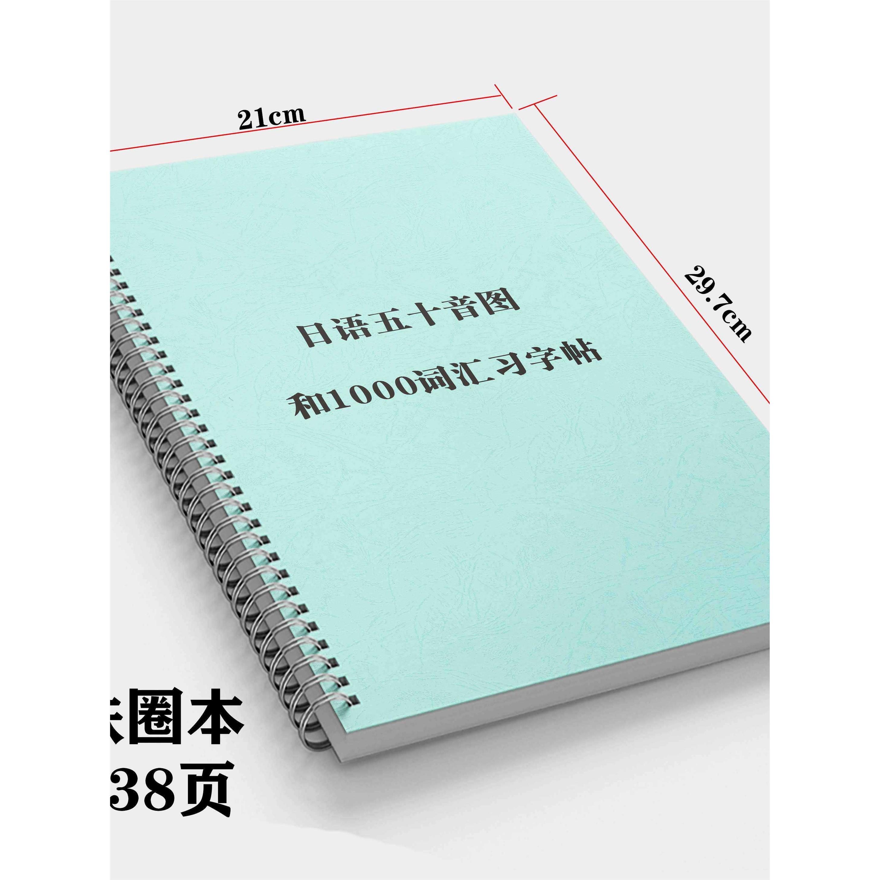 a4日语五十音字帖和1词汇图片