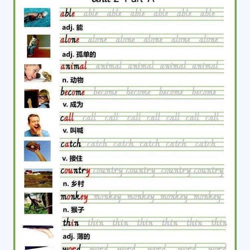 1Basic小学英语KET核心词