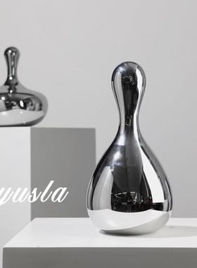 高级简约轻奢摆件样板房客厅餐厅茶几电视柜酒柜书房家居软装饰品