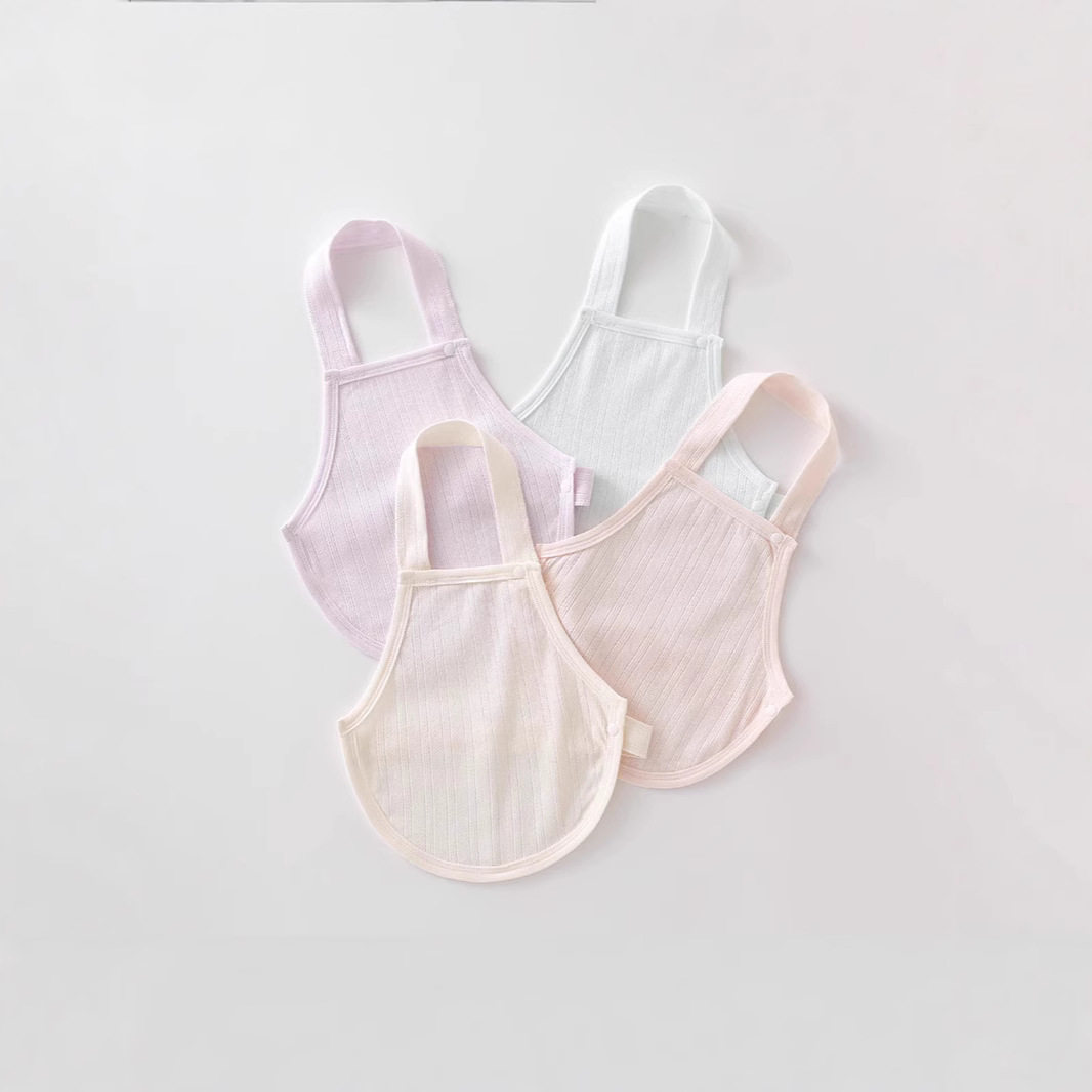 婴儿肚兜琵琶衣宝宝夏季纯棉薄款背心吊带女童装儿肚围夏天男透气