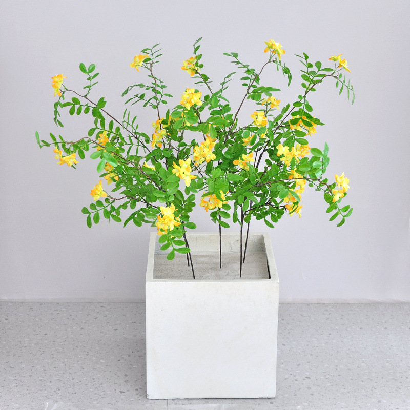 海棠花仿真花槐花家居装饰摄影拍照婚礼花墙布置仿真海棠花假花