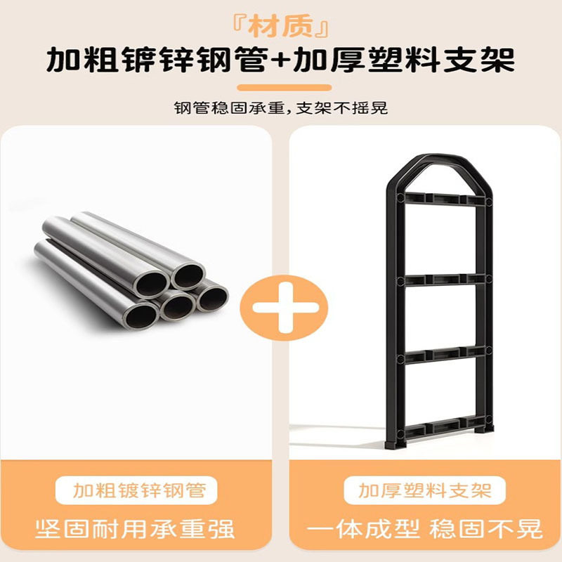 鞋架家用门口简易奶油风