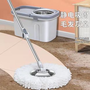 旋转拖把拖地新款家用脱水拖布桶甩干自拧水免手洗地拖一拖净套装